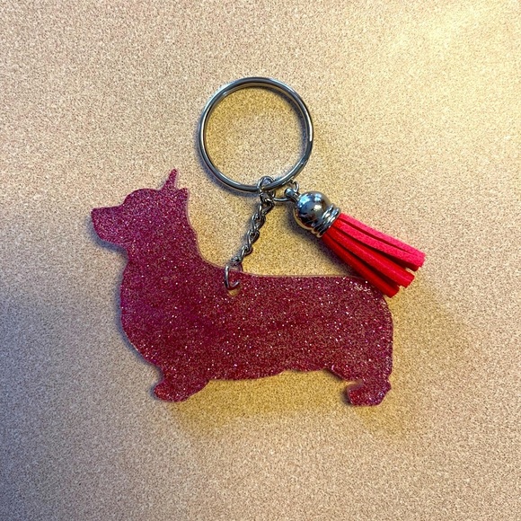 Hand Crafted Other - 🎉🎉HP🎉🎉 Handmade Corgi Keychain